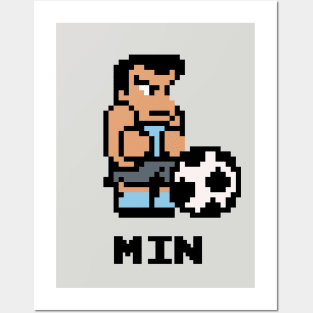 8-Bit Soccer - Minnesota Posters and Art